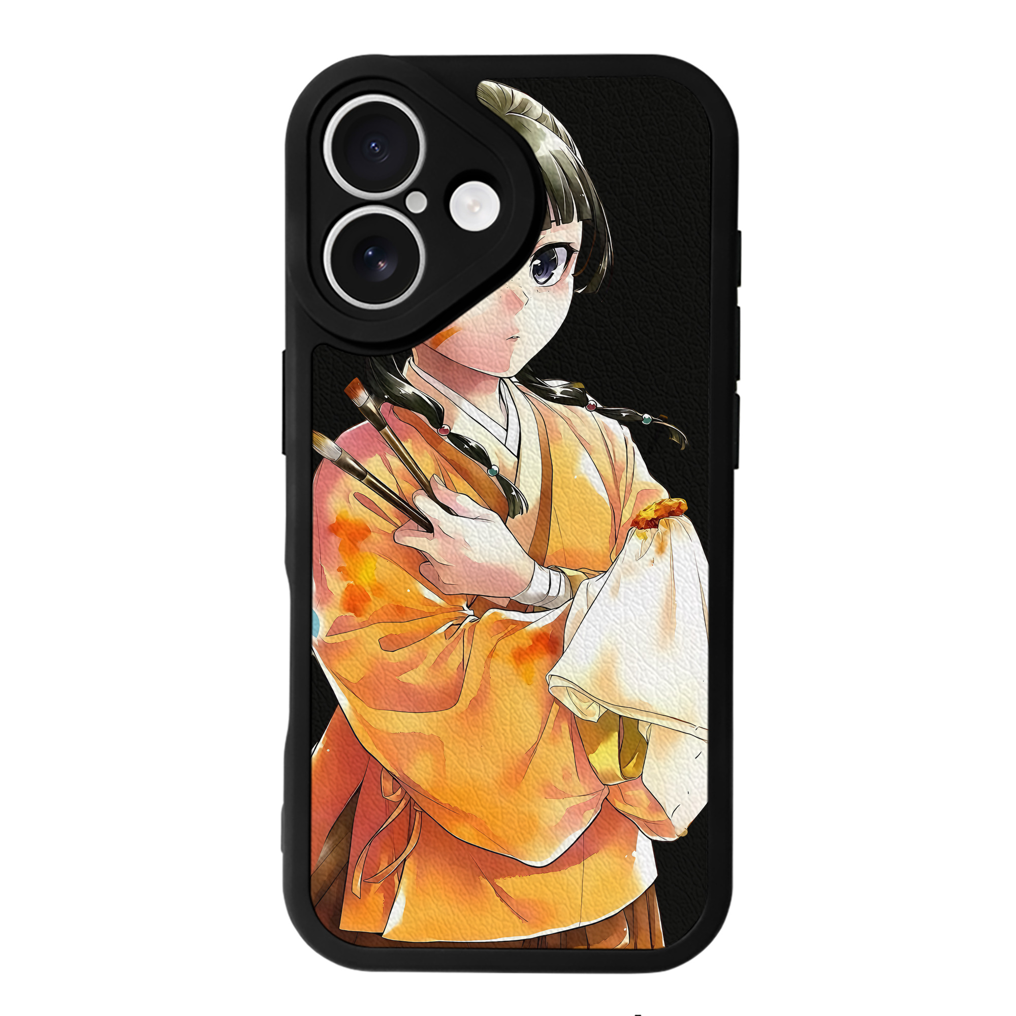 （画像用） 薬屋のひとりごと The Apothecary Diaries 【iPhone 16シリーズ対応】シリコンスマホケース（レザー調） 材質：シリコン